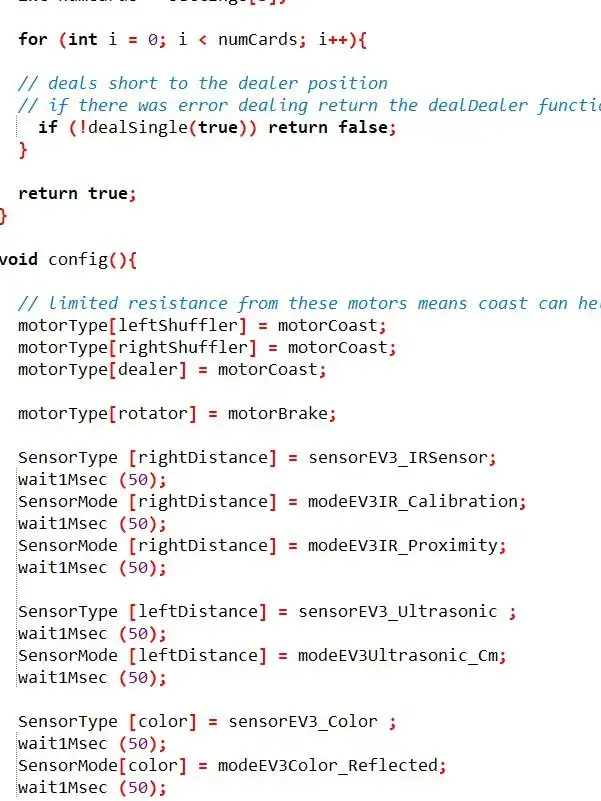 EV3 programming and testing