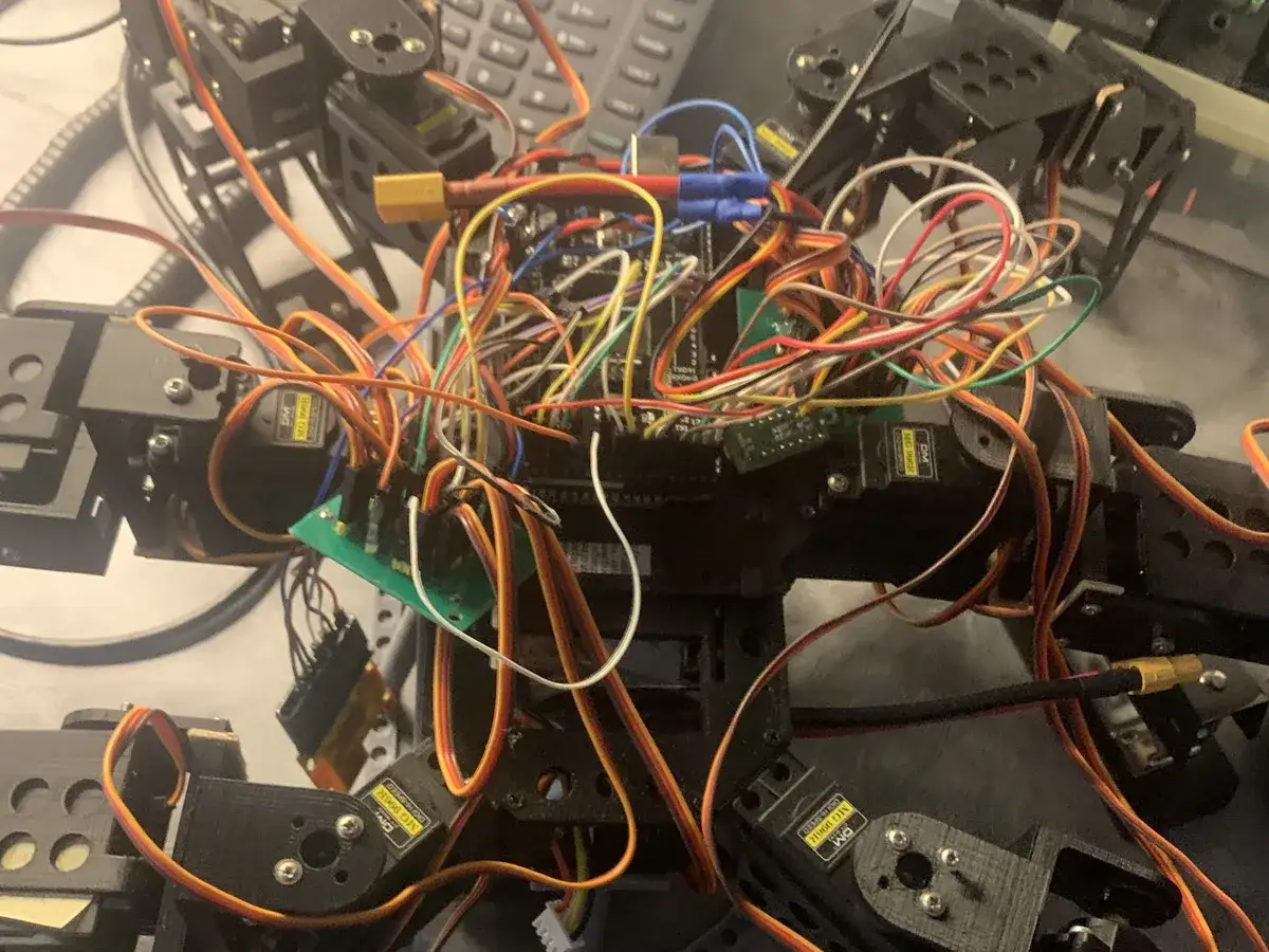 Original hexapod robot condition